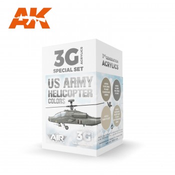 AK Interactive 3G Air Series - US Army Helicopter Colors SET 3G AK11750